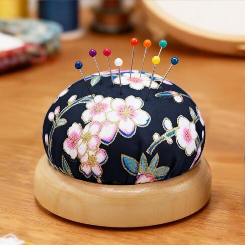 Cute Sewing Pin Cushion Cross-Stitch Fabric – Pin Cushions for Quilters, Sewers, Applique, Patchwork Crafters, DIY Embroidery Needle Holder, Sewing Accessory​ White in Saudi Arabia