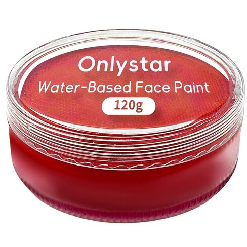 120g White Face Paint - Water Based & Non-Toxic Professional Face and Body SFX Makeup for Halloween, Clown, Joker, Skeleton, Vampire Cosplay - Safe for Kids and Adults (4.23 oz) in Saudi Arabia