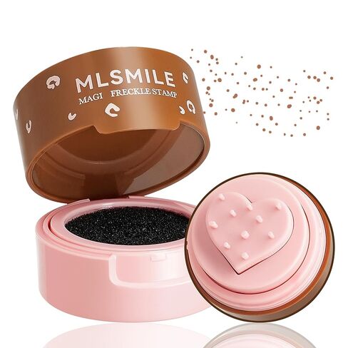Noerrors Liquid Freckle Stamp, Ten-Point Fake Freckles Stamp Air Cushion, Long Lasting & Waterproof, Easily Create Realistic Lifelike Magic Freckles Stamp, Quick-Dry for Natural Sunkissed Makeup in Saudi Arabia