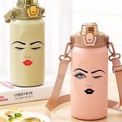 6 Sheets Expression Flowerpot Stickers Make a Face Sticker for Crafts, Fun DIY Eye Lip and Eyebrow Transfer Stickers Flower Pots Decoration Halloween Holiday Party Supplies in Kuwait