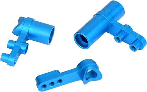 Jonlaki 3PCS Aluminum Steering Servo Saver Set for HSP :10 RC Model Car - Stylish, and Easy to Install (Blue) in Saudi Arabia