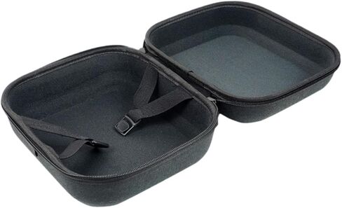 EVA Hard Carrying Case Black Waterproof Versatile Portable Accessories Double Zipper Closure Spacious Professional Hardshell in Saudi Arabia