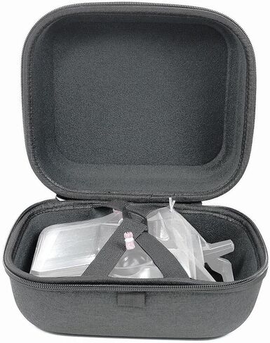 EVA Hard Carrying Case Black Waterproof Versatile Portable Accessories Double Zipper Closure Spacious Professional Hardshell in Saudi Arabia