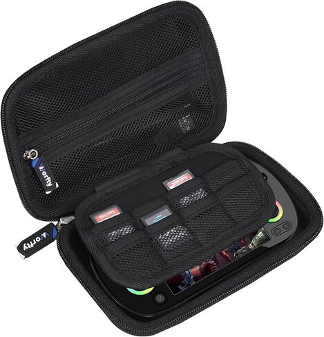 حافظة رائعة لجهاز RG Cube/RG CubeXX/Powkiddy RGB30 لوحدة التحكم في الألعاب المحمولة، حقيبة تخزين صلبة للسفر (أسود) in Kuwait