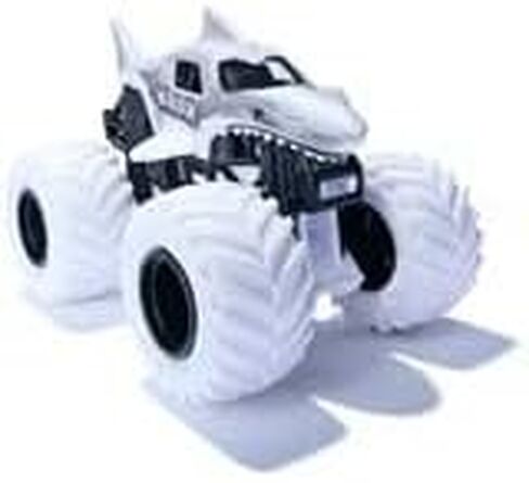 Monster Jam Megalodon Arctic Edition 1:64 Scale Die-Cast Monster Truck, Authentic Official Vehicle by Spin Master in Saudi Arabia