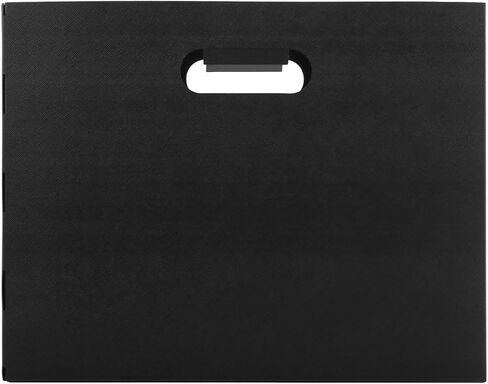 8 Pack Foldable Scrapbook Paper Storage Organizer, 12x12 Scrapbook Paper Storage, Black Plastic File Holder for Photos, Cardstock Magazines in Saudi Arabia
