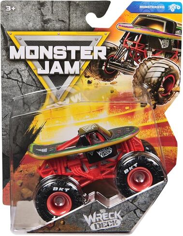 Monster Jam 2026 Official 1:64 Diecast Truck Series 45 Monsterized Wreck Deck in Saudi Arabia