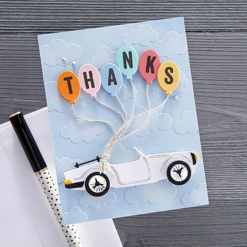 مجلد النقش Spellbinders Head in The Clouds Open Road Collection، أبيض شبه معتم (SES-028) in Saudi Arabia