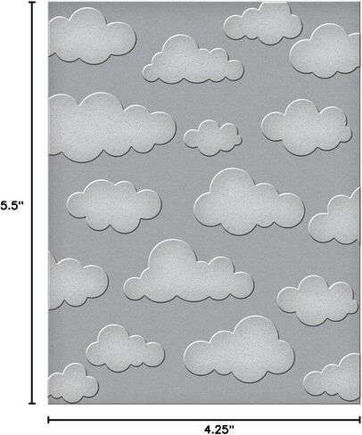 مجلد النقش Spellbinders Head in The Clouds Open Road Collection، أبيض شبه معتم (SES-028) in Saudi Arabia