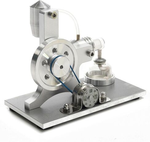 3-5V DIY Mini Silver Stirling Engine Model School Physics Engine Teaching Equipment Educational Tool in Saudi Arabia