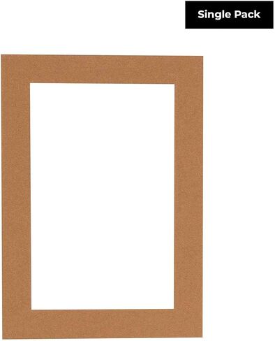 ملصق Palooza مقاس 16 × 20 مقطوع بشكل مشطوف للصور مقاس 11 × 14 - لوح خشب البلوط البني الخالي من الأحماض - للصور والصور والتأطير - سمك 4 طبقات in Saudi Arabia