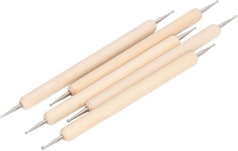 Zerodis Tracing Set Stainless Steel Double Head Ballpoint Embossing Pen for Art Projects, 5 Pcs for Craftsmen and Artists in Saudi Arabia