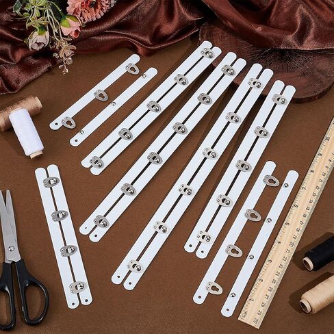 NBEADS 7 Pcs 7 Styles Corset Busks, Spring Iron Stainless Steel Boning Corset Closure Busk Boning Support For Wedding Undergarment Dresses Hook And Eye Closure For Bustier Waist Trainer in Saudi Arabia