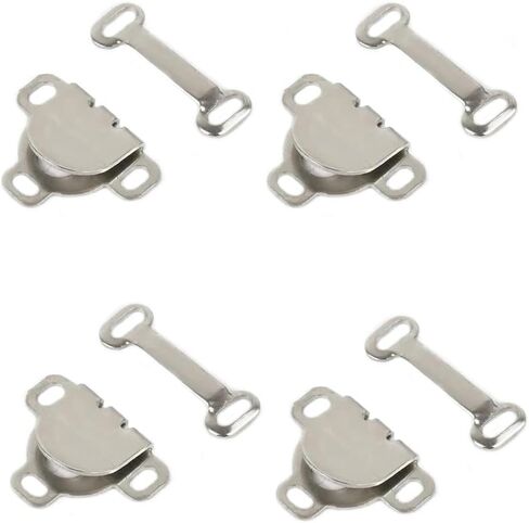 Lakesstory Sewing Hooks and Eyes Closure for Bra Trousers Skirt Dress Metal Black Hooks & Eyes Sewing DIY Craft - 4 Sets in a Pack in Saudi Arabia