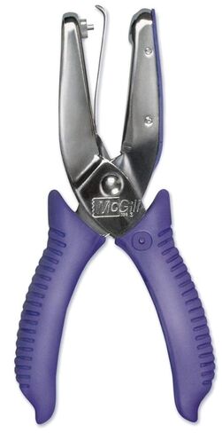 MCGILLS 53200 1/16-Inch Round Hand Punch with 2-Inch Reach, Purple, 0.75 H x 6.5 L x 3.25 W in Saudi Arabia