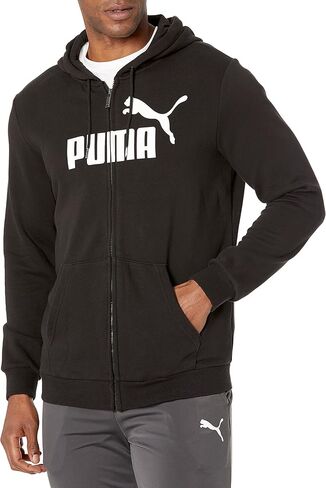 PUMA Men's Essentials Big Logo Full Zip Hoodie in Kuwait