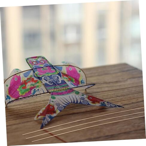 20 قطعة من العصي لصنع الطائرات الورقية، شرائط حرفية مرنة للطائرات الورقية، إطار دعم خفيف الوزن للمبتدئين، أجزاء الطائرة الورقية لتنمية المهارات in Kuwait