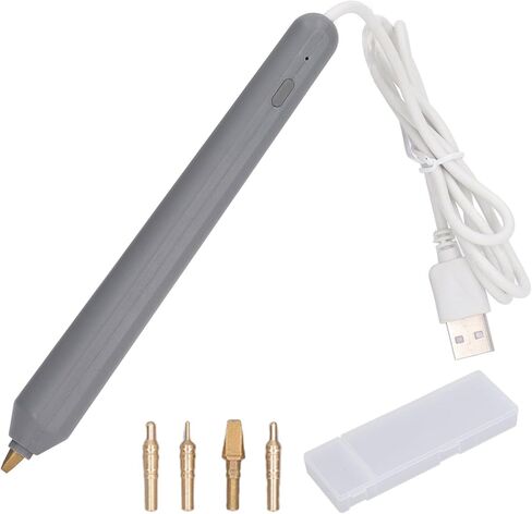 Hot Foil Pen, USB Heat Foil Stamping Embossing Pen, Stamping, DIY Tools, ABS Crafting Tool for Drawing Writing, for Hand IY and Gilded Font in Saudi Arabia