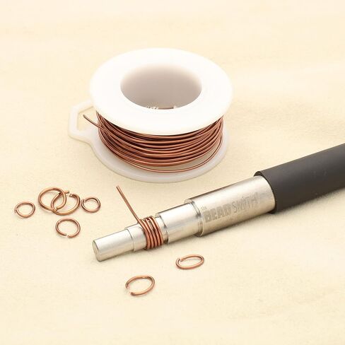 The Beadsmith Oval Mini Mandrel – Wire Elements – Creates Oval Shapes in 3 Sizes – Carbon Steel, Rubber Grip – 5" Long – Metal Jewelry Forming Tool – Make Consistent Loops Every Time in Saudi Arabia