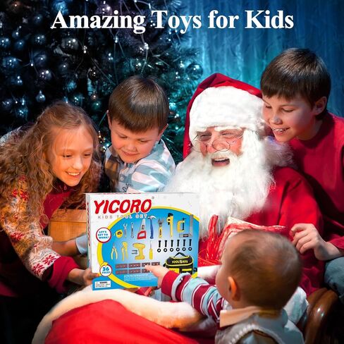 Kids Tool Set – 36 PCS Toddler Tool Set with Electric Drill, Pretend Play Toy Tools for Kids Ages 3,4,5,6,7,8 Years Old, Boy Toys in Kuwait