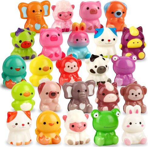 Hooqict 20Pcs Stress Cube Squishy Stress Balls Fidget Toys Square Squeeze Ice Cube Sensory Toys for Kids Adults Mini Squishies Stress Relief Party Gift Bag Fillers Birthday Goodie Bag Stuffers in Kuwait