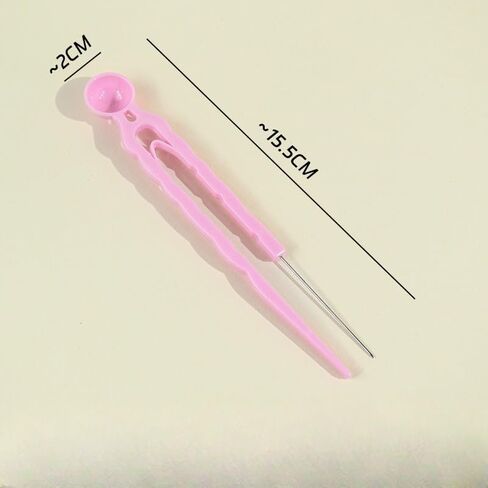 5 Pcs 2.6mm Fuse Bead Single Needle Tweezer & Aligner Tray Kit,Fuse Bead Organizer Tray,Efficient Iron Bead Sorting Tools with Effortless Beads Recovery (Pink) in Saudi Arabia