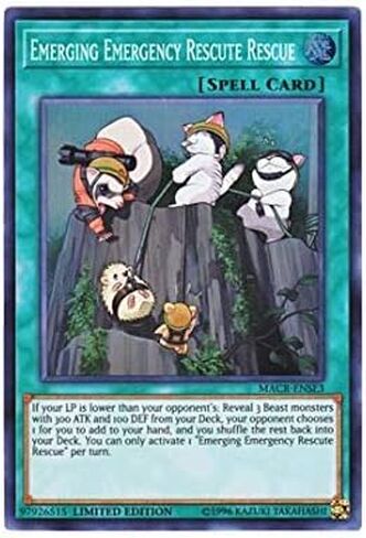 YU-GI-OH! English MACR-ENSE 3 Emerging Emergency Rescute Rescue Emergency First Aid and Rescue Rescue (Super Lea) Limited Edition in Saudi Arabia