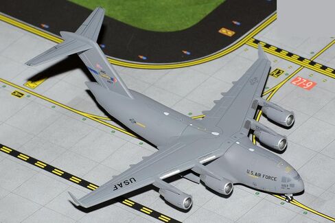 GeminiJets GMUSA137 U.S. Air Force Boeing C-17 Globemaster III Charlotte ANG; Scale 1:400 in Saudi Arabia