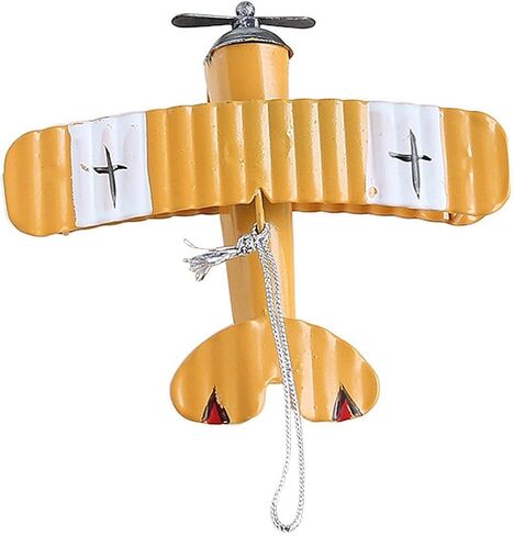Small Biplane Plane Model Metal Airplane Decoration Collection Home Decor Airplane Model for Desktop Christmas Room in Saudi Arabia