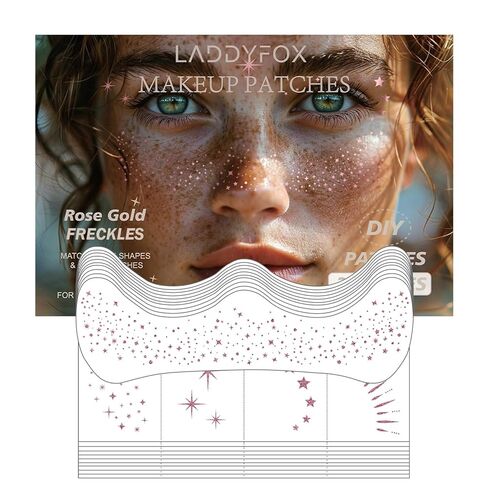20 Pcs Halloween Makeup Decorations,DIY Halloween Glitter Freckles Face Tattoos Stickers,Sparkle and Waterproof halloween Rave Accessories Face Paint Makeup Kit for Women, Kids, Party Supplies in Saudi Arabia