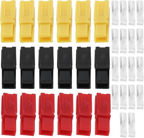 18pcs 30Amp Battery Connectors Lithium Battery Replacement Compatible with Anderson Plug Compatible with PowaKaddy N Play Adaptor in Saudi Arabia
