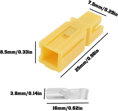 18pcs 30Amp Battery Connectors Lithium Battery Replacement Compatible with Anderson Plug Compatible with PowaKaddy N Play Adaptor in Saudi Arabia