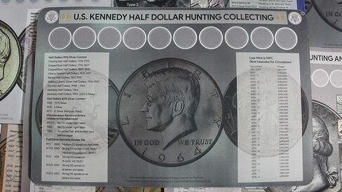 U.S. Halve Hunting and Collecting 11" x 17" Coin Roll Sorting Mat for Half Dollars Rubber and Cloth in Saudi Arabia