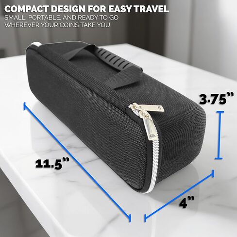 CASEMATIX Coin Case for Silver Eagle Coin Tubes – Protective Hard Shell Coin Storage Box with Padded Interior, Secure Silver Eagle Coin Holder for Collectors in Saudi Arabia