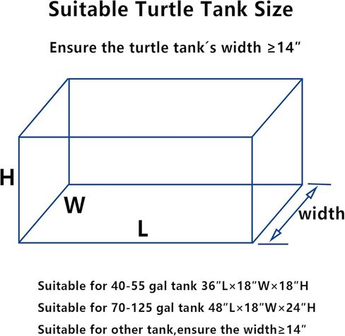 QUINTARA Extra-Large Aquatic Turtle Basking Platform & Sunbathing Dock - Elevated Basking Loft | Adjustable PVC Mount for Tanks ≥14", Non-Slip, Easy Assembly in Saudi Arabia