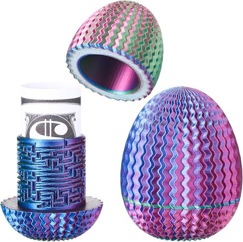 6 Pcs Easter Egg Puzzle Box Money Puzzle Box for Cash Gift with Hidden Compartments Present for Easter Birthdays & Special Occasions 2026 Creative Gift Ideas (Colorful) in Saudi Arabia
