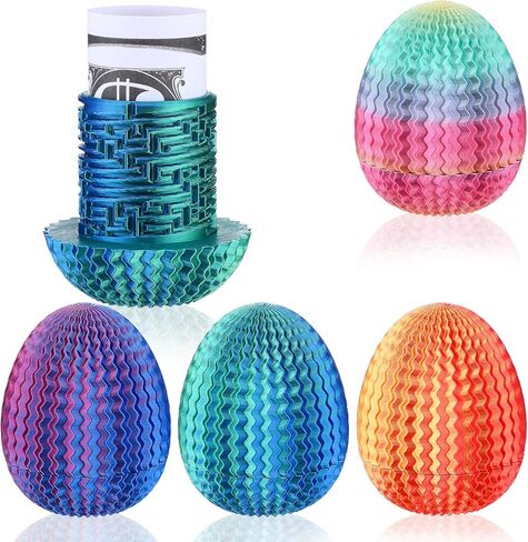 6 Pcs Easter Egg Puzzle Box Money Puzzle Box for Cash Gift with Hidden Compartments Present for Easter Birthdays & Special Occasions 2026 Creative Gift Ideas (Colorful) in Saudi Arabia