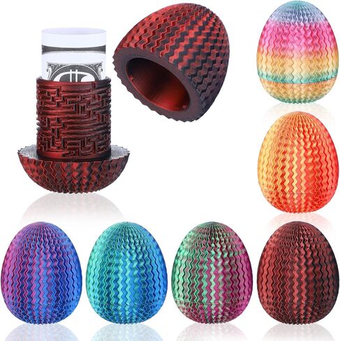 6 Pcs Easter Egg Puzzle Box Money Puzzle Box for Cash Gift with Hidden Compartments Present for Easter Birthdays & Special Occasions 2026 Creative Gift Ideas (Colorful) in Saudi Arabia