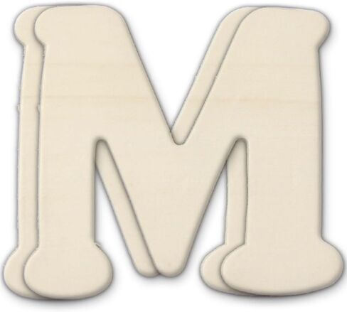 The Crafts Outlet 3-in Family of Wood Letter 4mm سميكة حرف (I) خشب رقائقي صغير غير مكتمل، 2-Pack in Saudi Arabia