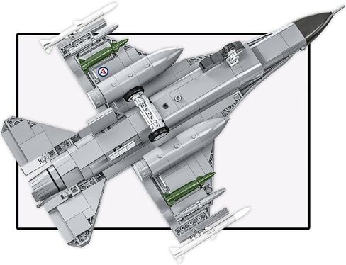 COBI Armed Forces SU-57 Felon Aircraft F-16AM Fighting Falcon Plane in Saudi Arabia