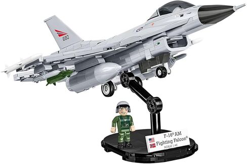 COBI Armed Forces SU-57 Felon Aircraft F-16AM Fighting Falcon Plane in Saudi Arabia