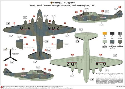 Airfix 1/144 Boeing 314 Clipper Flying Boat Plastic Model X-4172V (Airplane) in Saudi Arabia
