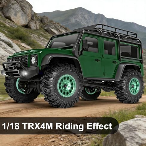 1.3" Crawler Tires Soft Rubber 1.3 RC Tires with Foam Insert for 1/18 TRX4M 1/24 SCX24 FCX24 RC Crawler Car Upgrade (4PCS) in Saudi Arabia