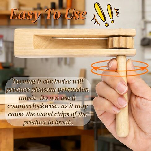 4 Pack Wooden Ratchet Noise Maker, Spinning Rattle Ratchet Instrument, Traditional Mexican Matraca Enquipment for Graduation, Parties, Football Events, Party Favors, Sporting Events in Saudi Arabia