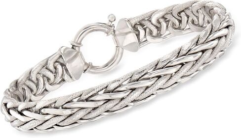 Ross-Simons Wheat-Link Bracelet in Sterling Silver in Saudi Arabia