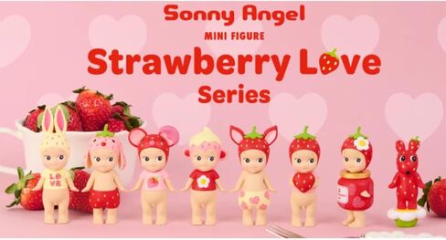 Sonny Angel Strawberry Love Series - 1 Sealed Blind Box - One Assorted in Kuwait