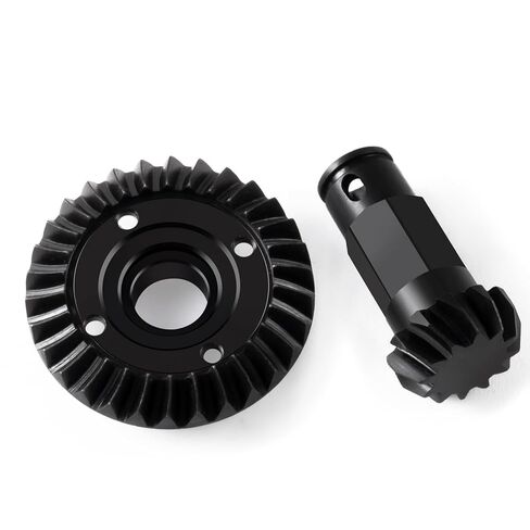 مجموعة تروس تفاضلية أمامية وخلفية من الفولاذ لـ ARRMA 1/18 جرانيت جروم/تايفون جروم 1/14 ميني موهافي جروم 1/12 لوسي ناسكار AWD ترقية السيارة RC in Kuwait