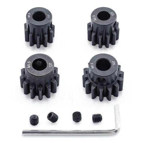 M1.5 Pinion Gear 18T 19T 20T 21T 8mm Shaft Steel Motor Gear Set for 1/5 1/6 1/7 1/8 1/10 Tra-xxas Arrma HSP HPI AXIAL LOSI RC Car Brushed Brushless Motor in Saudi Arabia