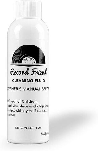 Big Fudge Vinyl Record Cleaning Kit for Vinyl Records - Includes Cleaning Machine & Vinyl Record Cleaning Care Solution - Microfiber Cloth & Rack for Record Player Accessories in Saudi Arabia