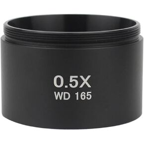 WD165 0.5X 0.7X 0.75X 1.5X 2.0X خيط موضوعي مساعد لعدسة زجاجية بارلو 48 مم مجهر ستيريو ثلاثي العينيات (0.5X 1.5X) in Kuwait